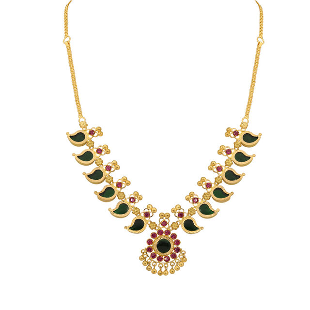 Modern Maharani Gold Necklace
