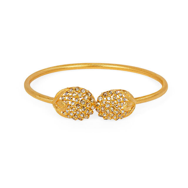 Floral Kundan Bangle 