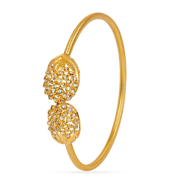 Floral Kundan Bangle 2