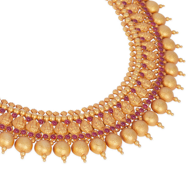 Tanishq 22KT  Gold Necklace Set  for Women 4