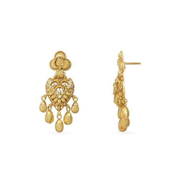 Tanishq 22KT Gold Earrings 4