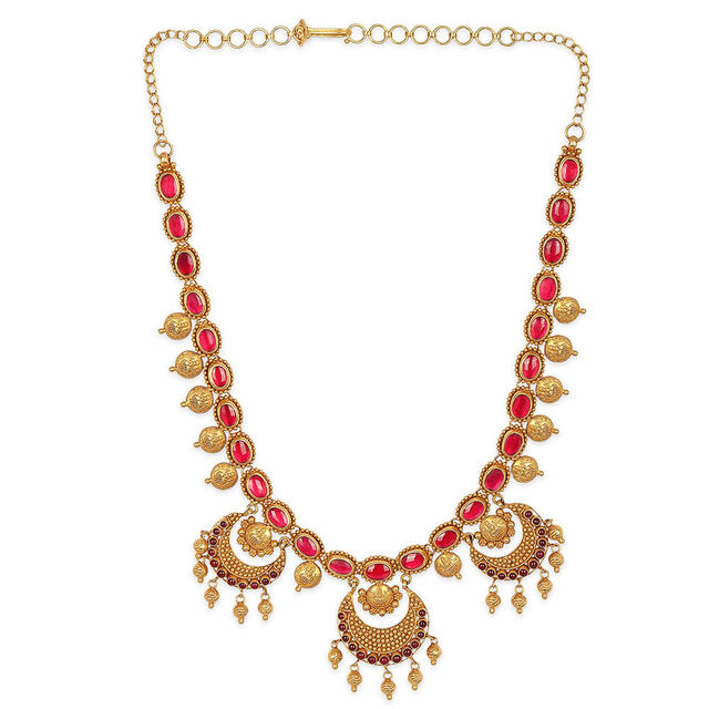 Glorious Traditional Chandbali Necklace Set 