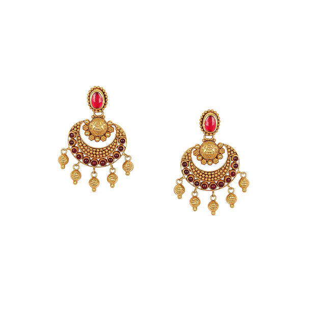 Glorious Traditional Chandbali Necklace Set 4