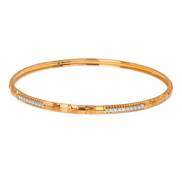 Sleek Textured Bangle