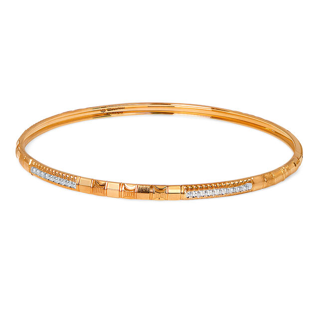 Sleek Textured Bangle 
