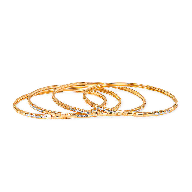 Sleek Textured Bangle 2