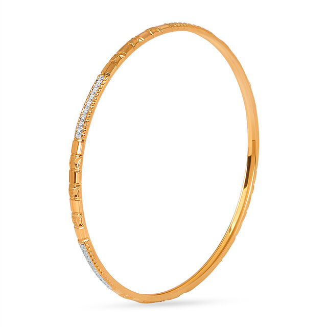Sleek Textured Bangle 3