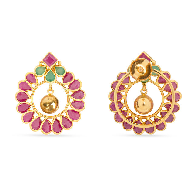 Tanishq 22KT Gold Earrings for Women 4
