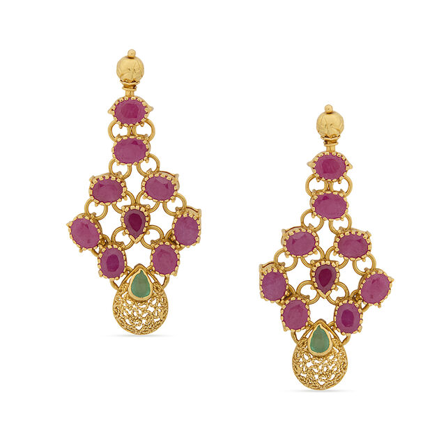 Tanishq 22KT  Earrings for Women 