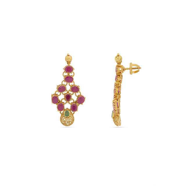 Tanishq 22KT  Earrings for Women 2