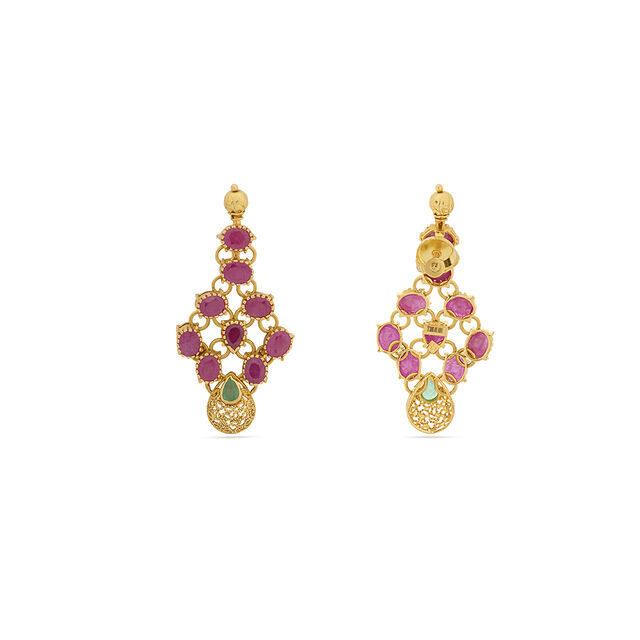 Tanishq 22KT  Earrings for Women 3