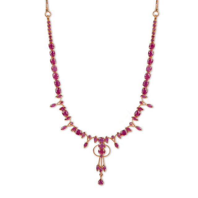 Tanishq 22KT  Necklace Set for Women 2
