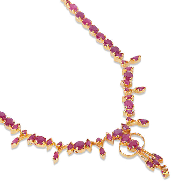 Tanishq 22KT  Necklace Set for Women 3