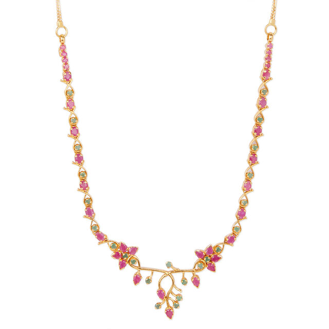 Tanishq 22KT  Necklace Set for Women 2