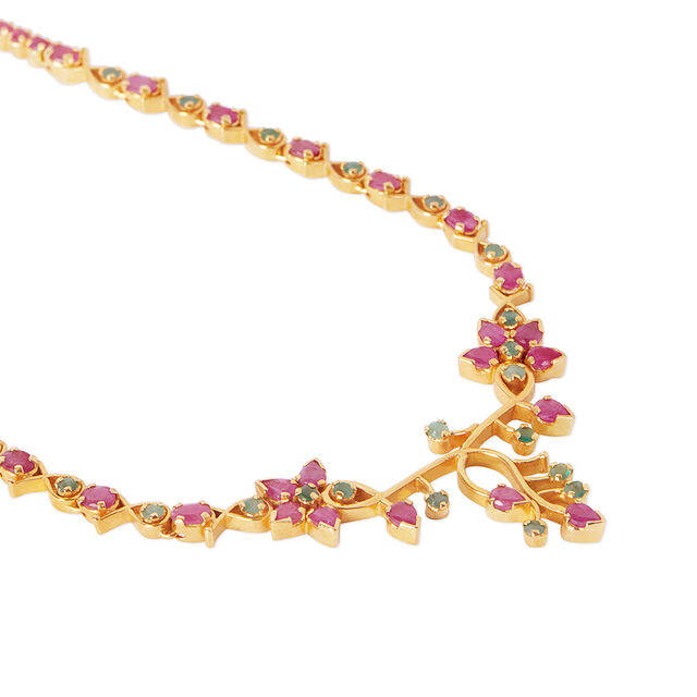 Tanishq 22KT  Necklace Set for Women 3
