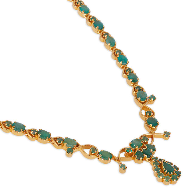 Tanishq 22KT  Necklace Set for Women 4