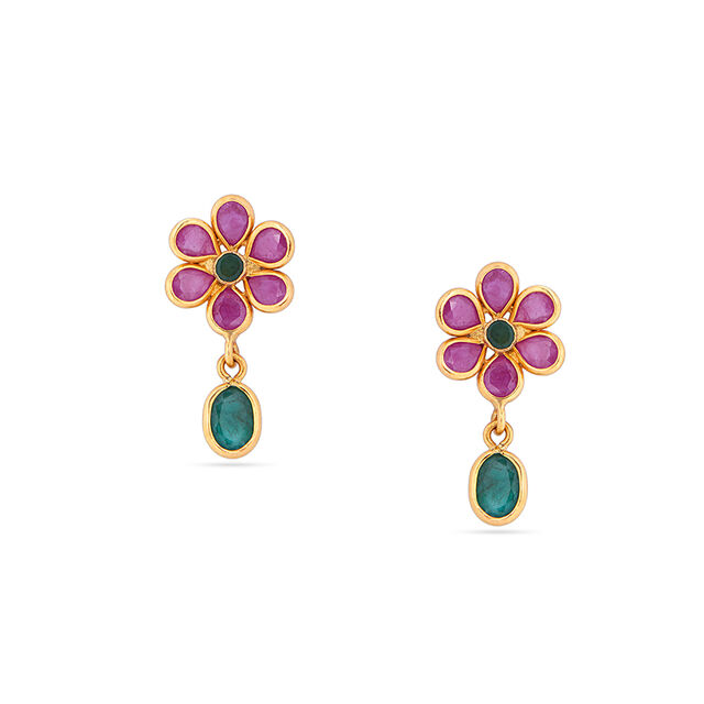 Tanishq 22KT  Earrings for Women 
