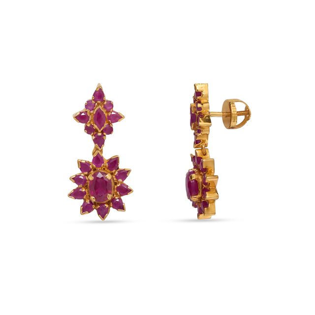 Tanishq 22KT Gold Earrings 2