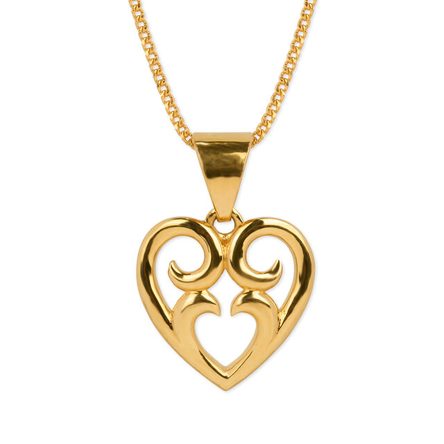 Tanishq 22KT Gold Pendant for Women 