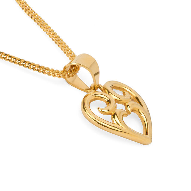 Tanishq 22KT Gold Pendant for Women 2