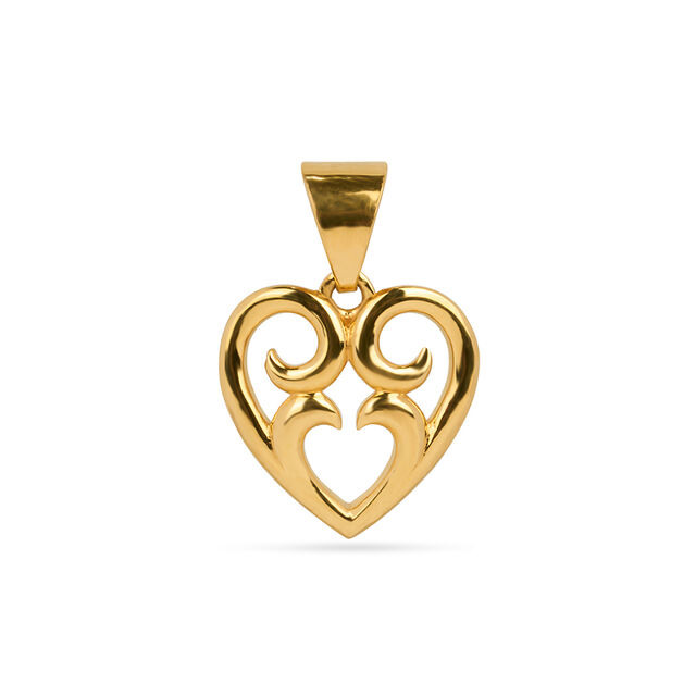 Tanishq 22KT Gold Pendant for Women 3
