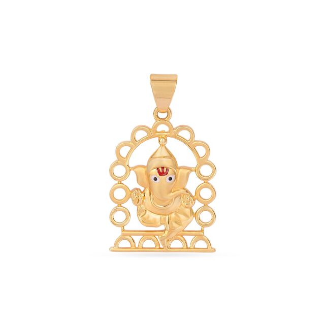 Tanishq 22KT Gold Pendant for Women 2