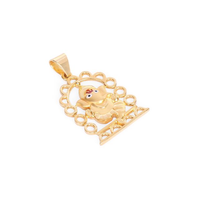 Tanishq 22KT Gold Pendant for Women 3