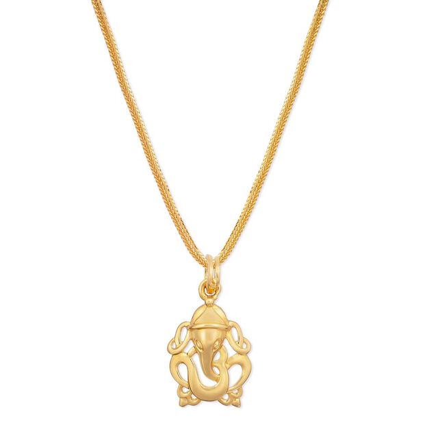 Tanishq 22KT Gold Pendant for Women 