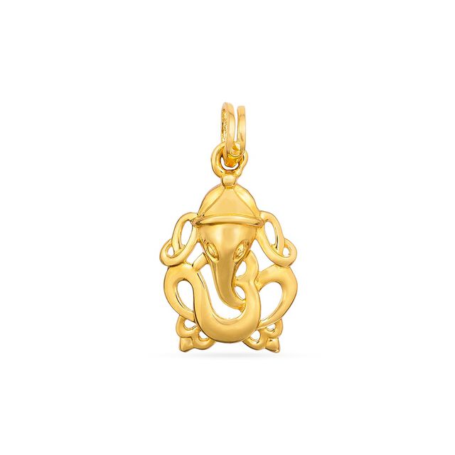 Tanishq 22KT Gold Pendant for Women 2
