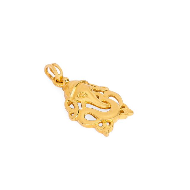 Tanishq 22KT Gold Pendant for Women 3