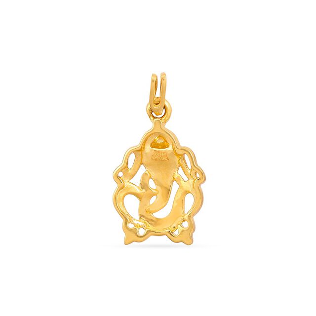Tanishq 22KT Gold Pendant for Women 4