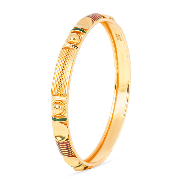Tanishq 22KT  Gold Bangle  for Women 4