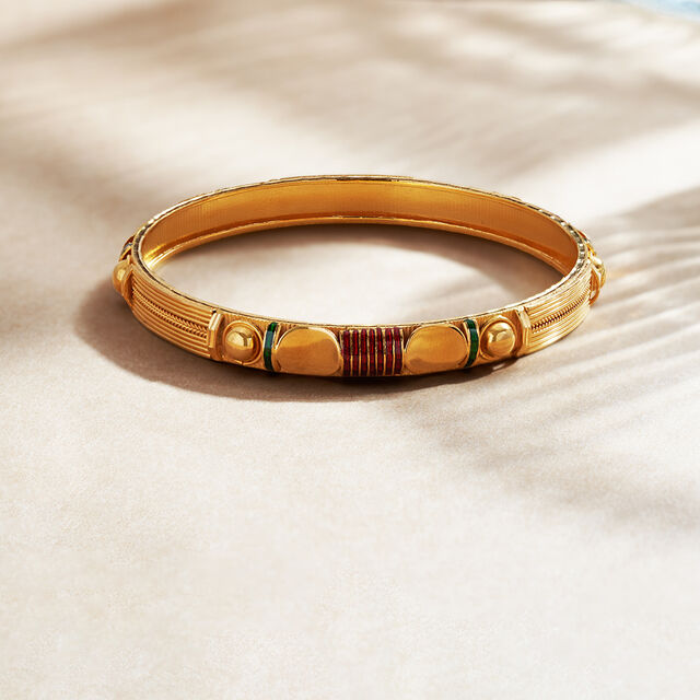 Tanishq 22KT  Gold Bangle  for Women 