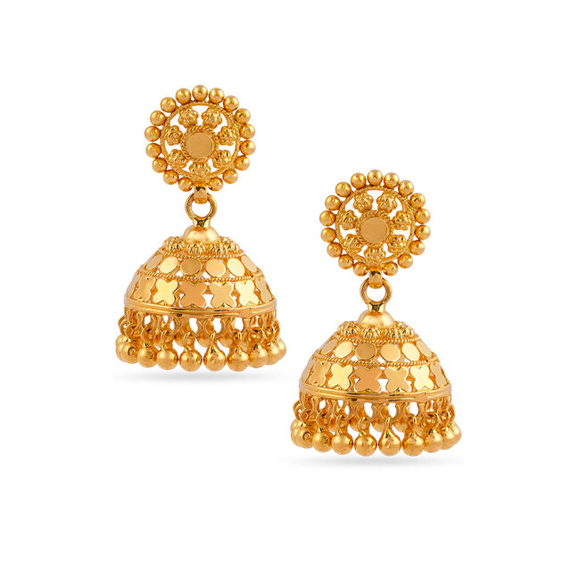 Tanishq 22KT  Gold Earrings  for Women