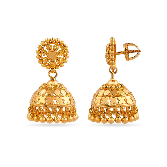 Tanishq 22KT  Gold Earrings  for Women