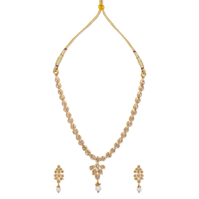 Tanishq 22KT  Gold Necklace Set  for Women 