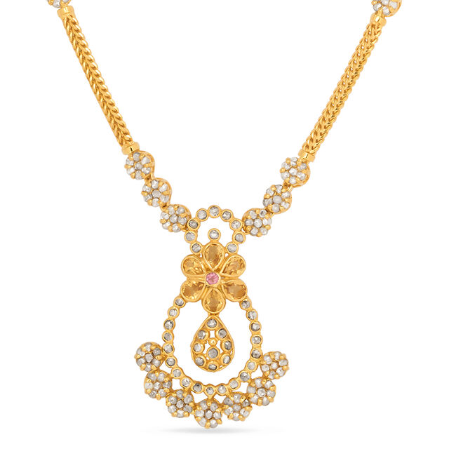 Tanishq 22KT  Gold Necklace Set  for Women 2