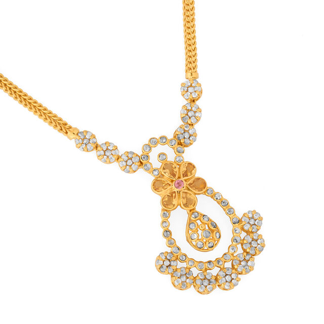 Tanishq 22KT  Gold Necklace Set  for Women 3