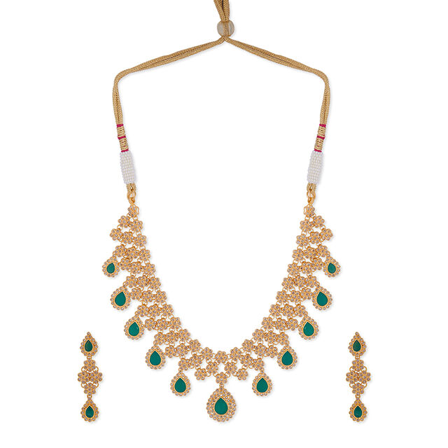 Tanishq 22KT  Necklace Set for Women 