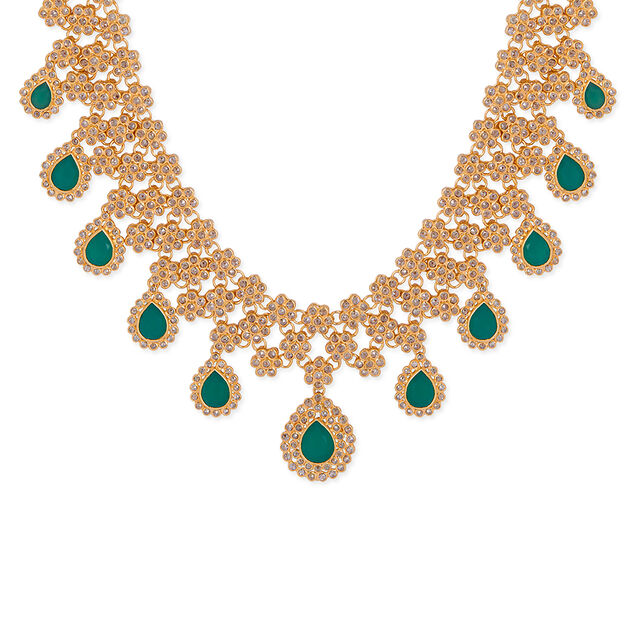 Tanishq 22KT  Necklace Set for Women 2