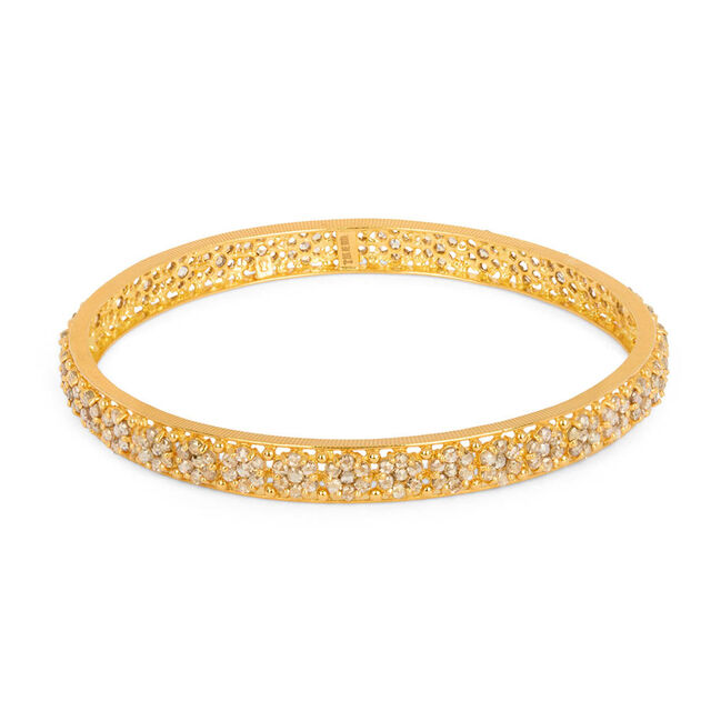 Tanishq 22KT Open Polki Bangle for Women 