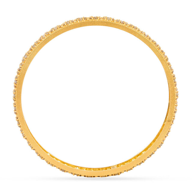 Tanishq 22KT Open Polki Bangle for Women 3
