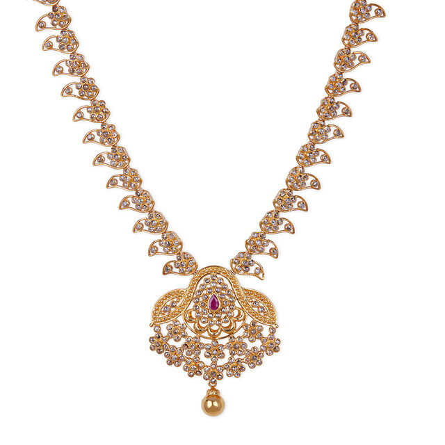 Tanishq 22KT  Gold Necklace Set  for Women 2