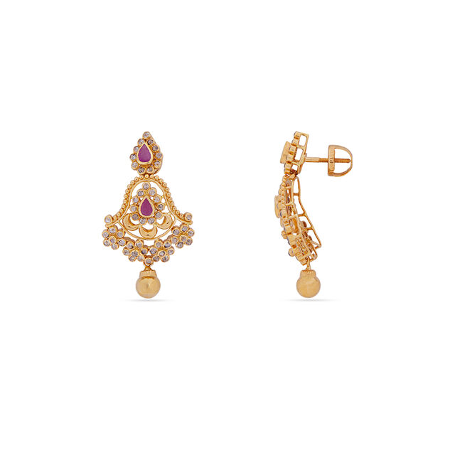 Tanishq 22KT  Gold Necklace Set  for Women 6