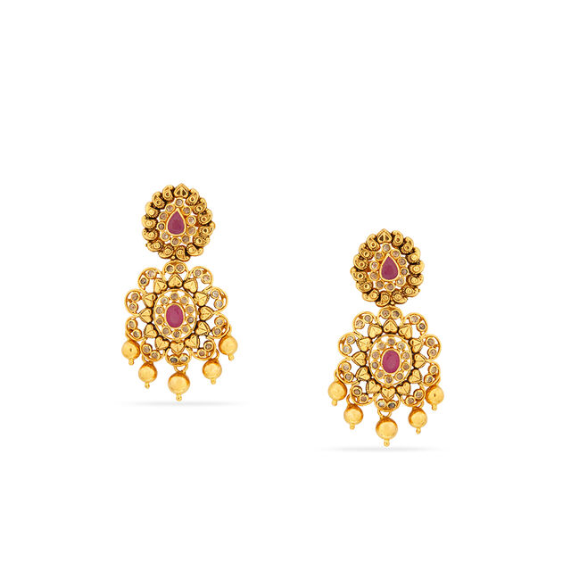 Tanishq 22KT  Earrings for Women 