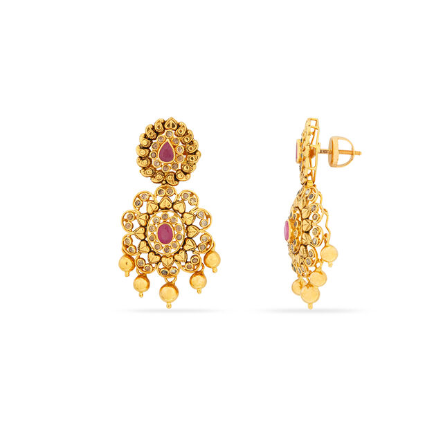 Tanishq 22KT  Earrings for Women 2