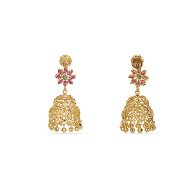 Tanishq 22KT  Earrings for Women 3