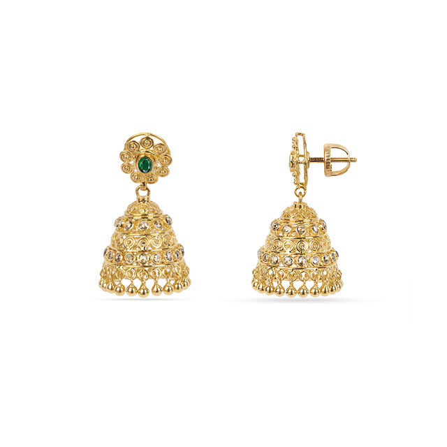 Tanishq 22KT  Earrings for Women 2