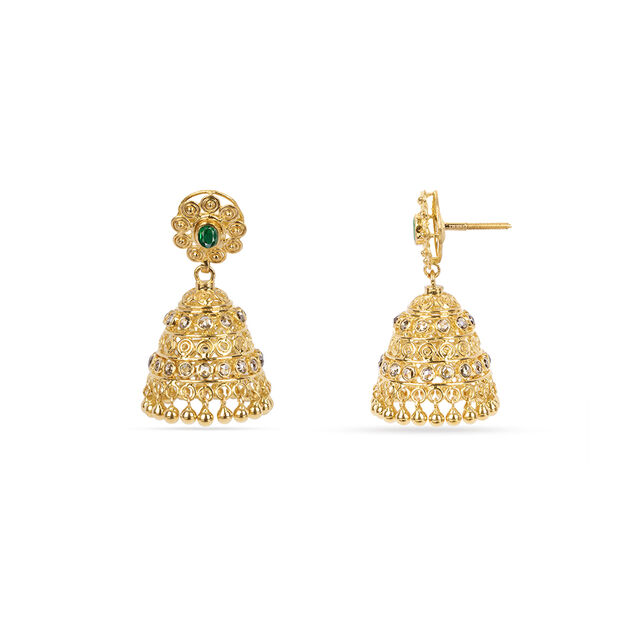 Tanishq 22KT  Earrings for Women 4