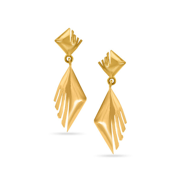 Tanishq 22KT  Gold Earrings  for Women 